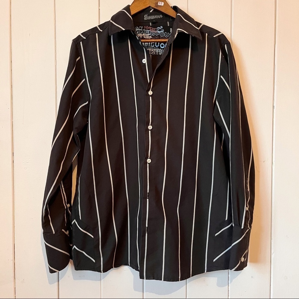 90s/Y2K Ambiguous Skate Button Down Shirt. Size Large.